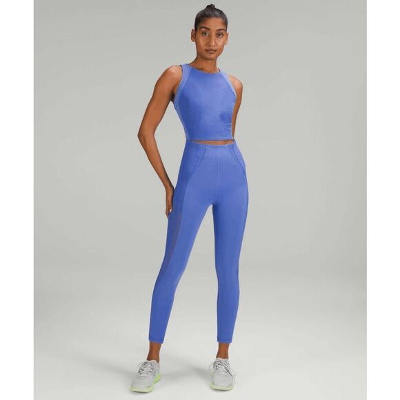 275- EUC Size 4 Lululemon Everlux and Mesh Super-High-Rise Training Tight - Picture 2 of 3
